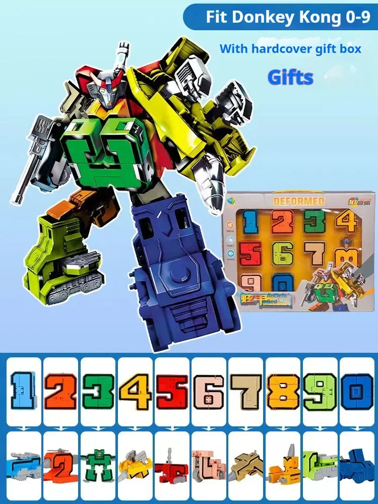 

Diamond Transformation Robot Assemblable Combination Set Transformation Robot Puzzle Children's Digital Toys Digital Boys Birthd