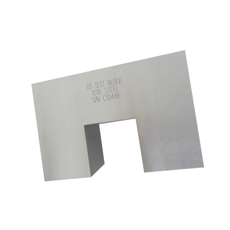 متوفر في المخزون ملحقات NDT UT بوصة وكتلة من النوع AWS المترية 1018 كتلة معايرة بالموجات فوق الصوتية من الفولاذ الكربوني DS Block #3