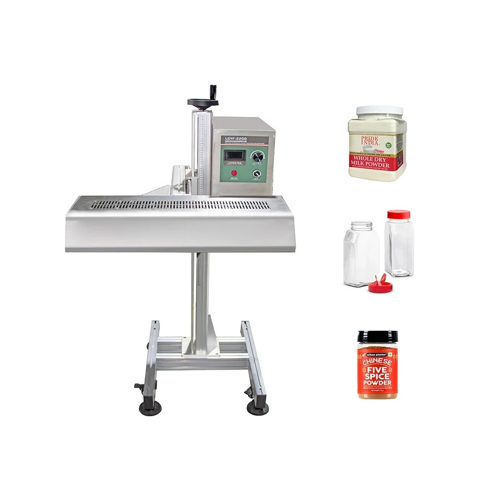 Plastic Jar Induction Sealer Aluminum Foil Sealing Machine Protein Powder Filling Machine