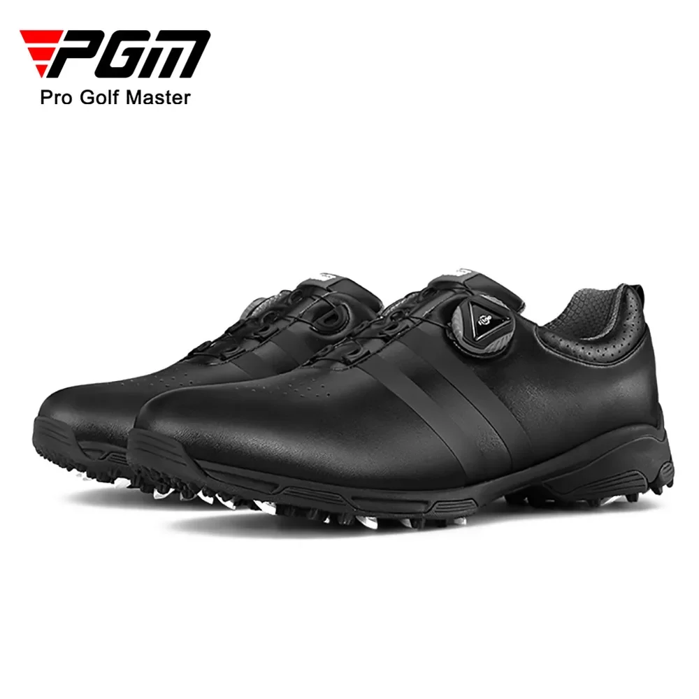 PGM Golf Shoes Men's Waterproof Shoes Anti-Slip Swivel Buckle Sports Sh oes