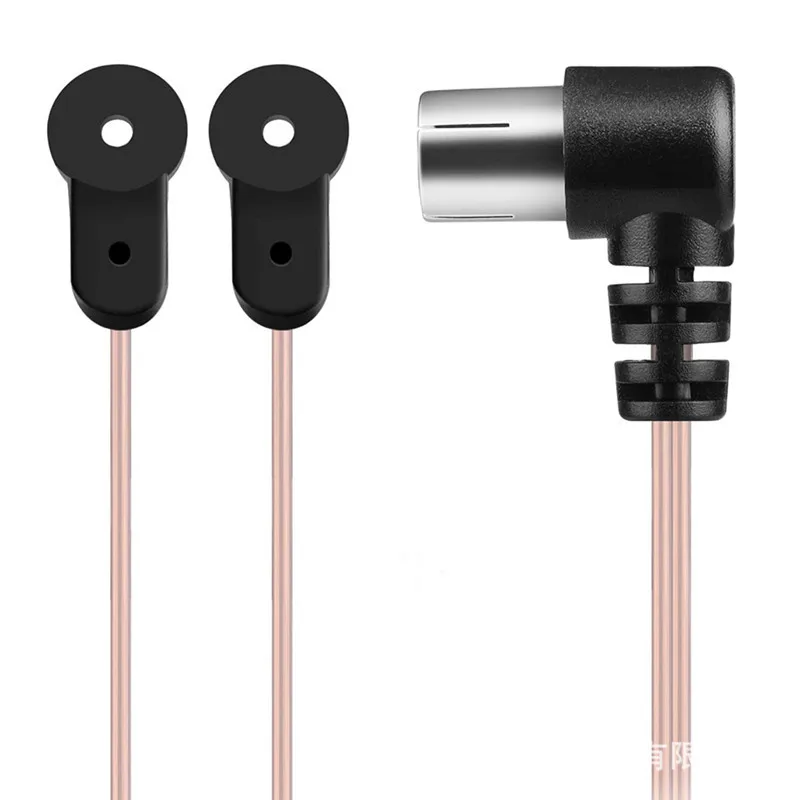 Dipole Antenna Indoor Aerial HD Radio T Shape Male/ Female PAL Connector 75 OFM Use For FM Radio Stations Indoor