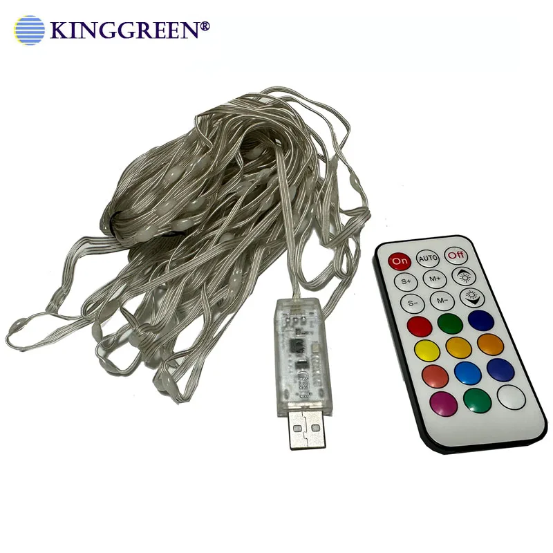 5 ~ 30mX APP Music Sound Control WS2812B indirizzabile full Color LED Pixel String Light 3D LED Pixel Pebble Light