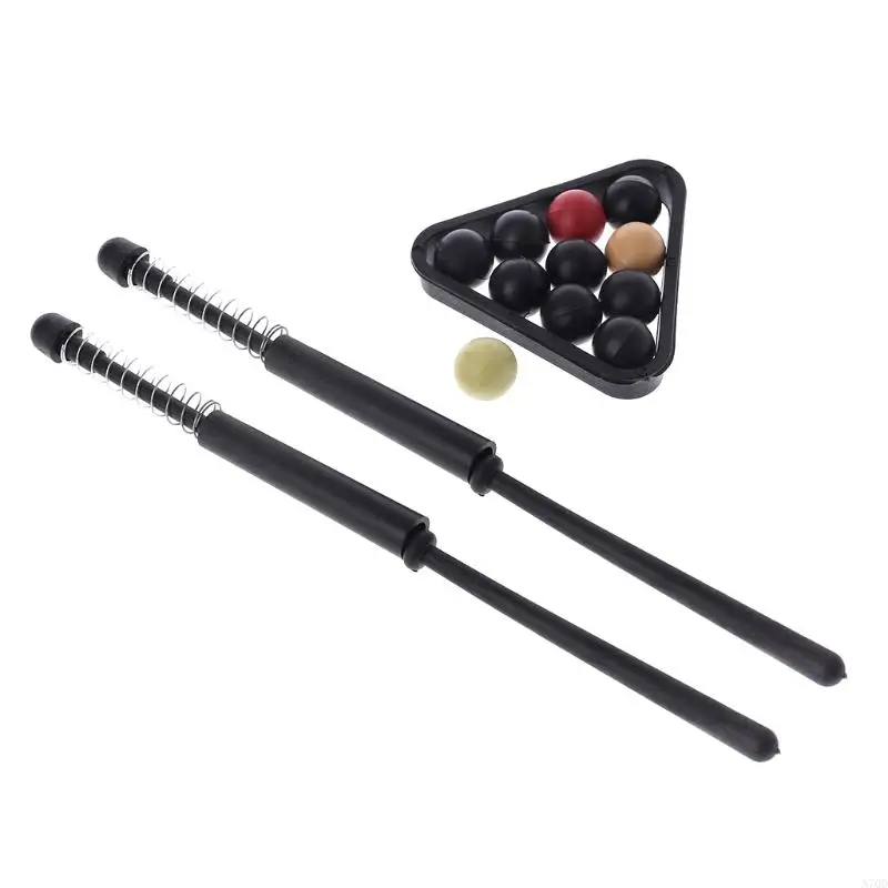 Nieuwheid Mini Desktop Pool Table Biljart Tabletop Pool Toy Game Set ouder-kind A70D