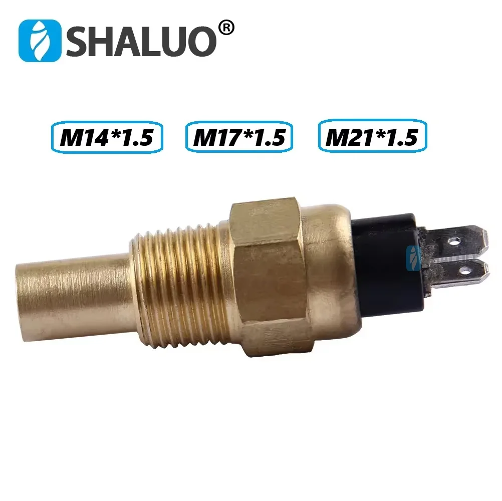 14MM 17MM 21MM Universal Diesel Engine Water Temperature Sensor Switch Plug NO Working Way For Generator Parts 120C Alarm