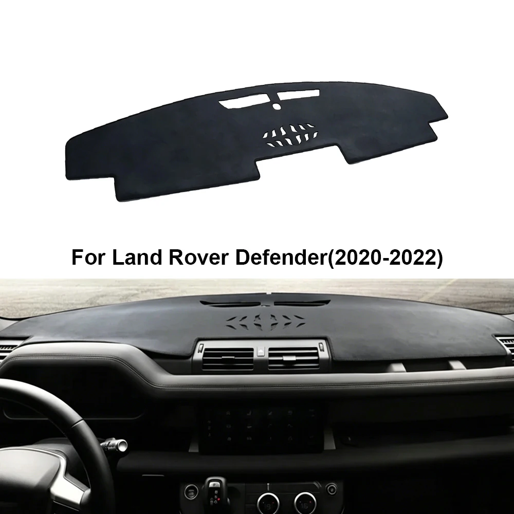 Car Dashboard Cover Pad For Land Rover Defender 90 110 2020-2022 Anti-UV Sunshade Protector Dash Mat Non-slip Pads Interior