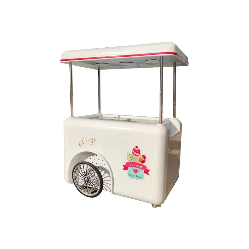 Multifunction commercial ice cream coffee cart food truck With Cooking Equipment