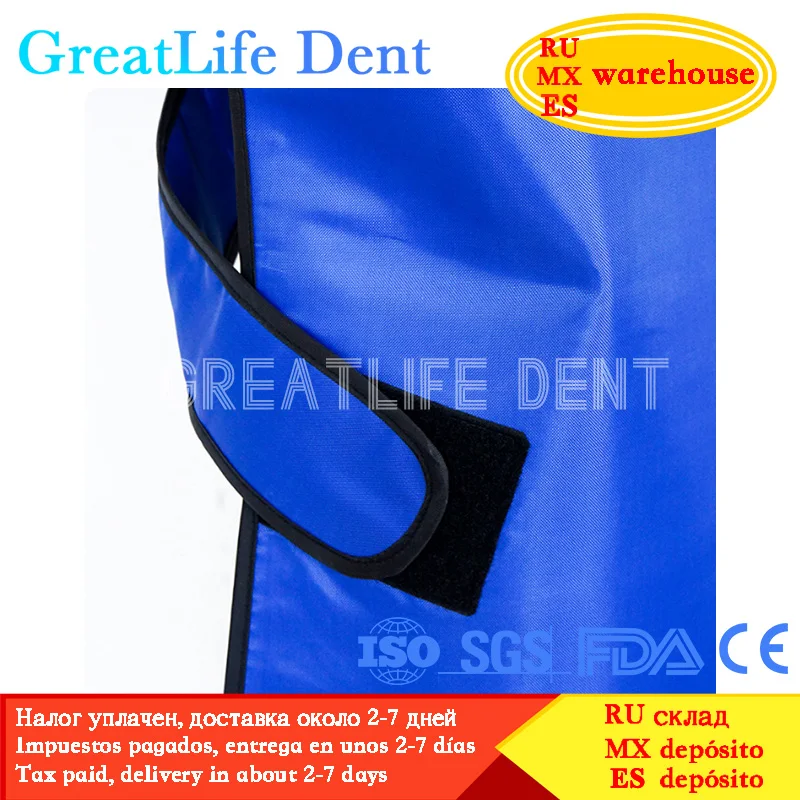 GreatLife Dent X Ray Protective Clothing 0.35mmpb Radiation-proof X Ray Protection Lead Clothing Protective Lead Clothing