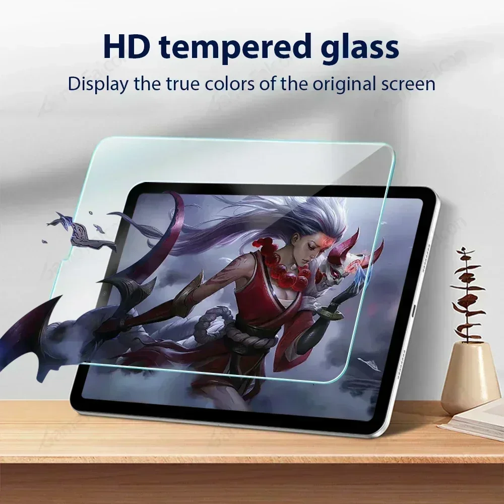 2Pcs Tempered Glass Screen Protector For Ipad Pro 12.9 11 13 inch 2024 10th 9th Gen 10.9 Air 5 4 3 2 1 Mini 6 7th 8th 10.2 Film