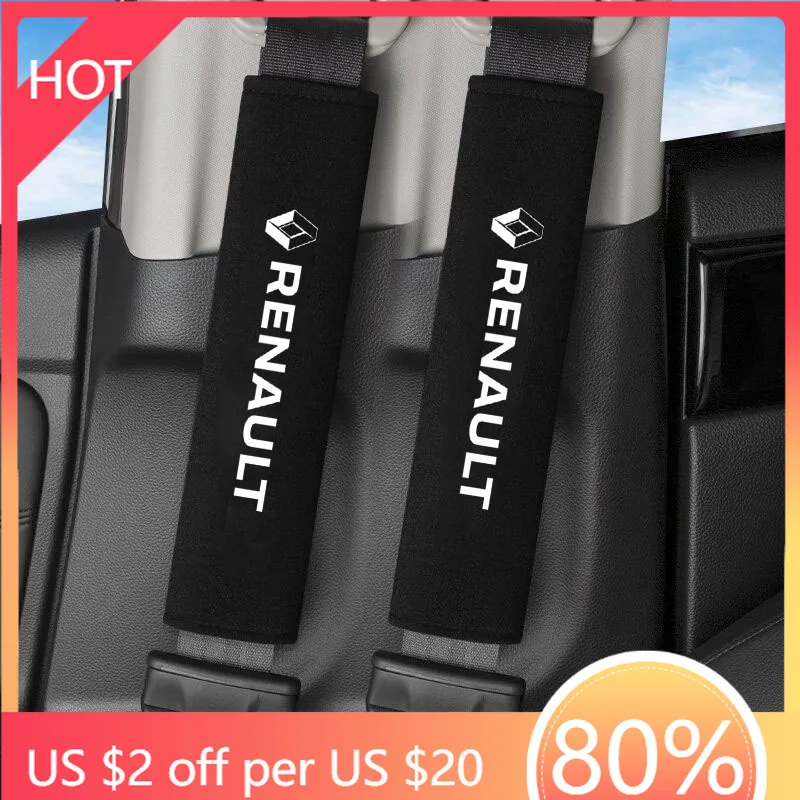 

Для Renault 2026 Новые колпаки ступицы 2 шт. Замшевый автомобильный ремень безопасности, защита плеч, регулируемый чехол на плечо для Renault Clio Laguna 2 Me