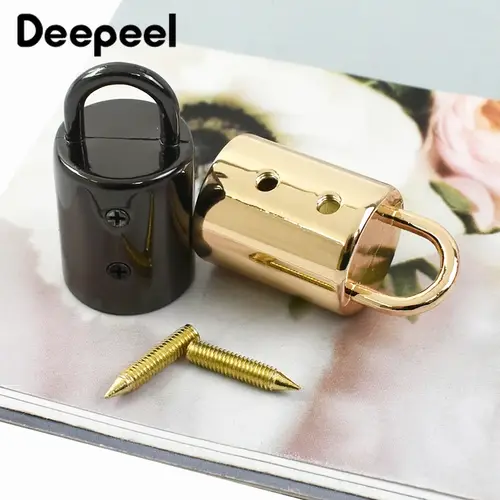 5/10/20Pcs 14mm Bag Metal Buckles Handbag Strap Tassel Cap Clasp Hook Connector Hanger Rope Cord Lock DIY Hardware Accessories - Image 4