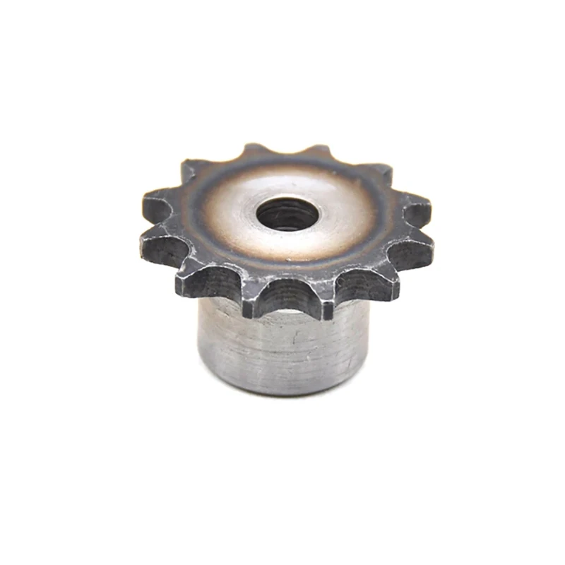 1 قطعة 06B سلسلة والعتاد 9T/10T/11T/12T/13T/14T-24 الأسنان الصناعية محرك عجلة ضرس A3 الصلب سلسلة والعتاد الملعب 9.525 مللي متر