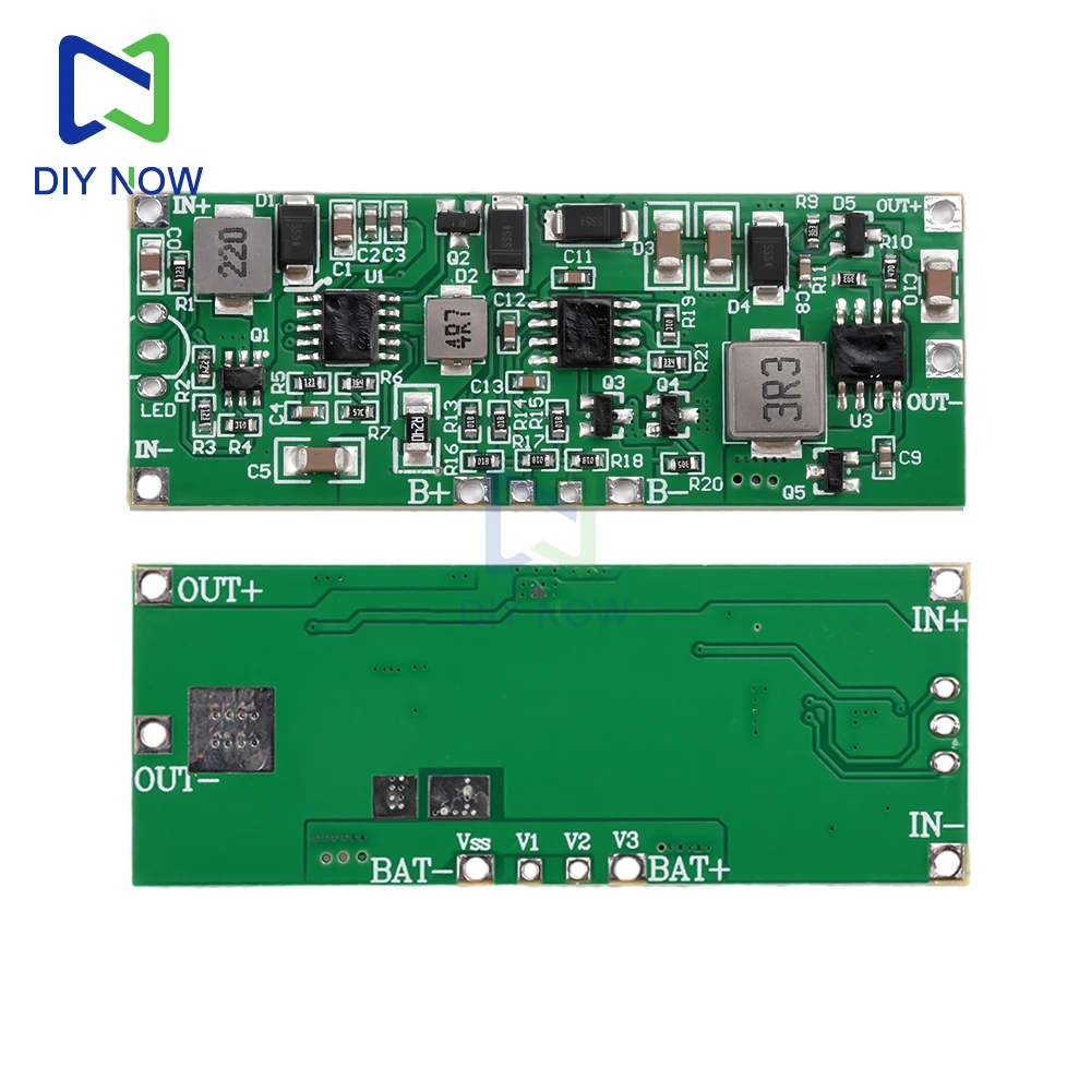 DC12V Uninterruptible Module 36W Uninterruptible Power Board Control Motherboard Module 3S Lithium Battery Pack Ups Module