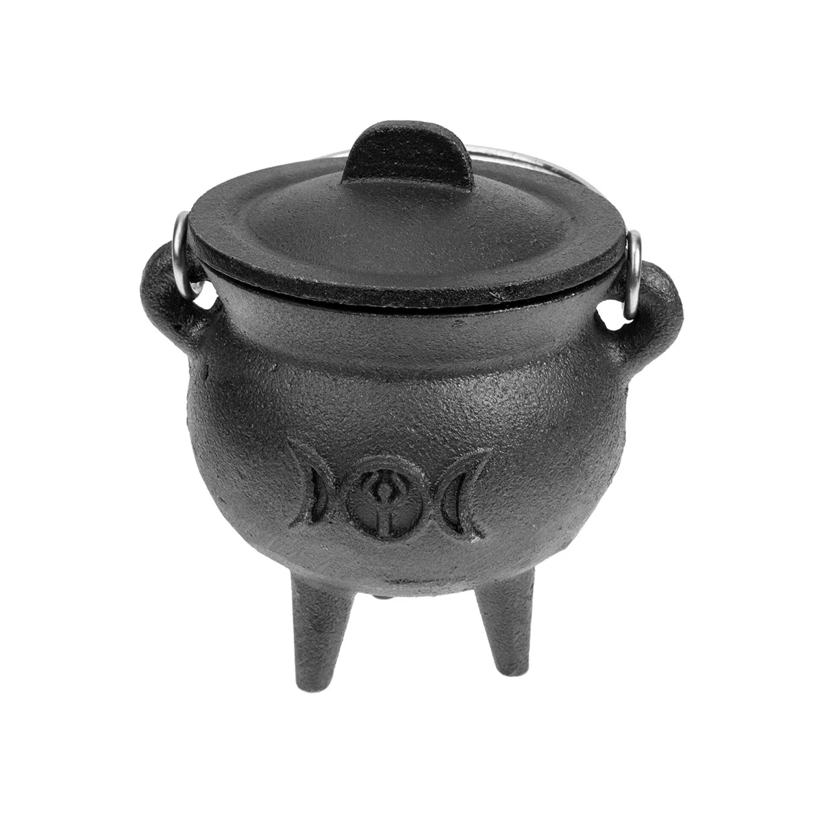 Mini Metal Cauldron,Black Buckets with Handle for Kids Halloween Candy St. 'S Coins Holder & Party Favors B