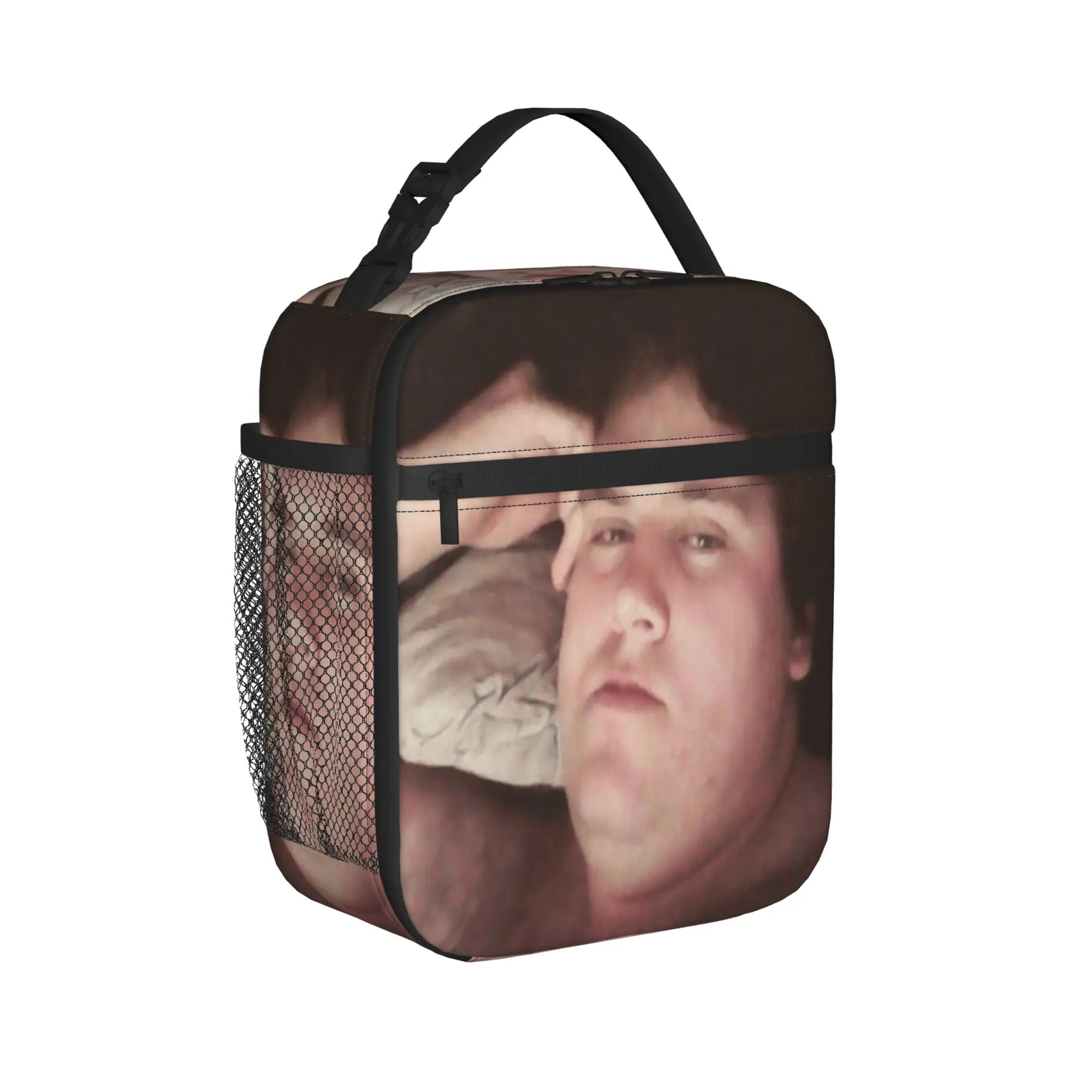 Drachenlord Meme Poster Rainer Winkler Lunch Bag For Child  Print Lunch Box Casual Picnic Cooler Bag Convenient Tote Food Bags