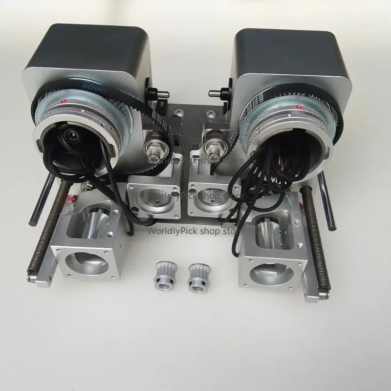 Держатель инструмента с двойной головкой с ЧПУ для цифрового режущего станка, высокоточный инструментальный аксессуар из алюминиевого сплава с 2 головками