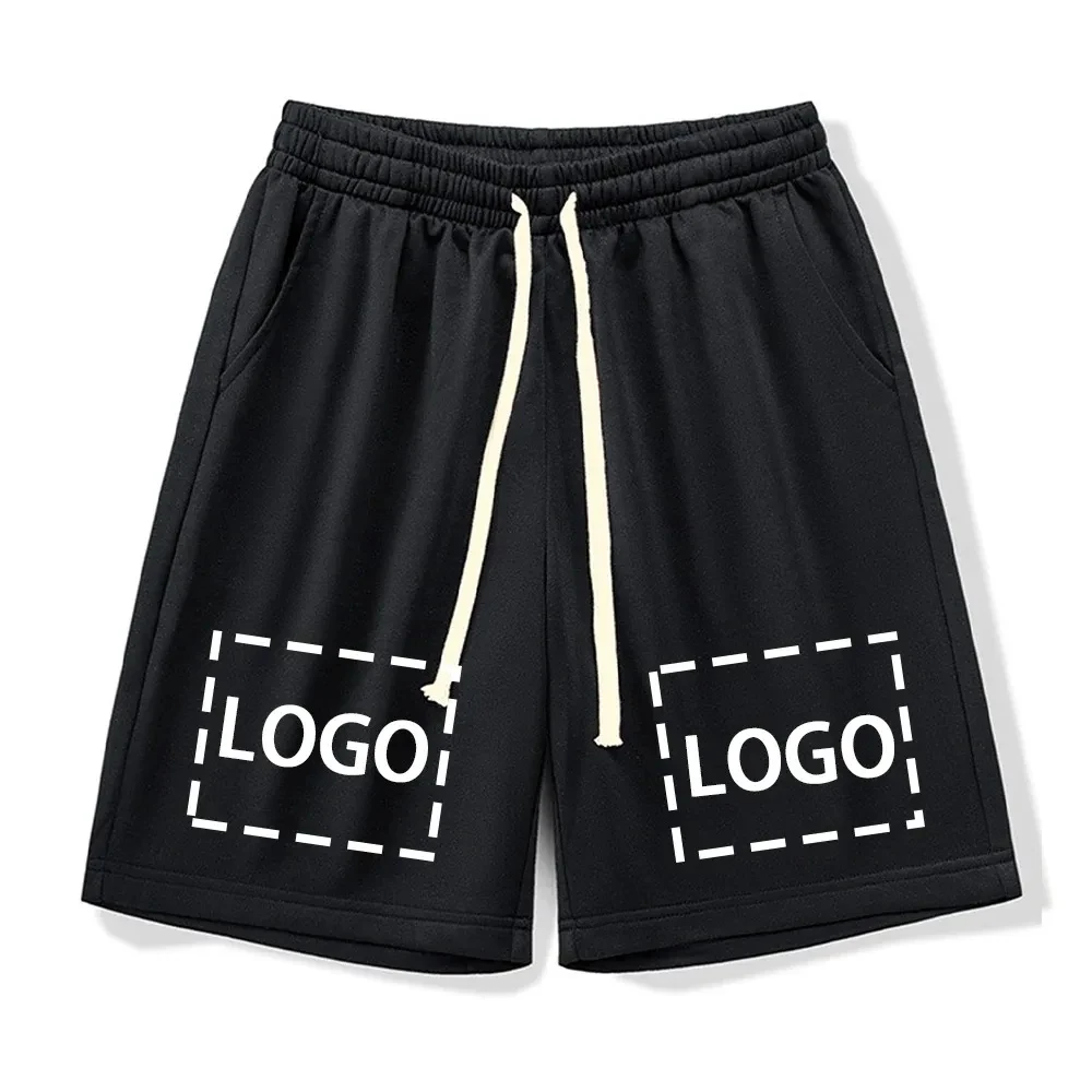 Customized T-shirt Shorts Your Logo Print Shorts Causal Loose Men Pant Custom Pant Y2K Streetwear Own Design Beach Short T-shirt