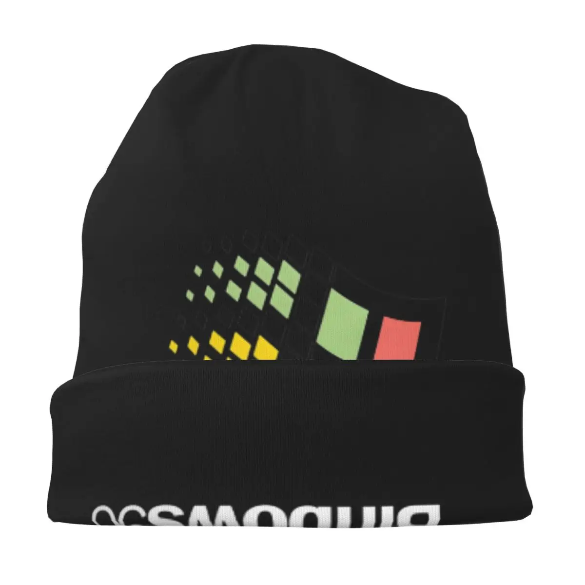 Windows 95 Geeks Nerd Malha Quente Boné de malha Hip Hop Bonnet Chapéu Outono Inverno Gorros ao ar livre Chapéus para adultos unissex