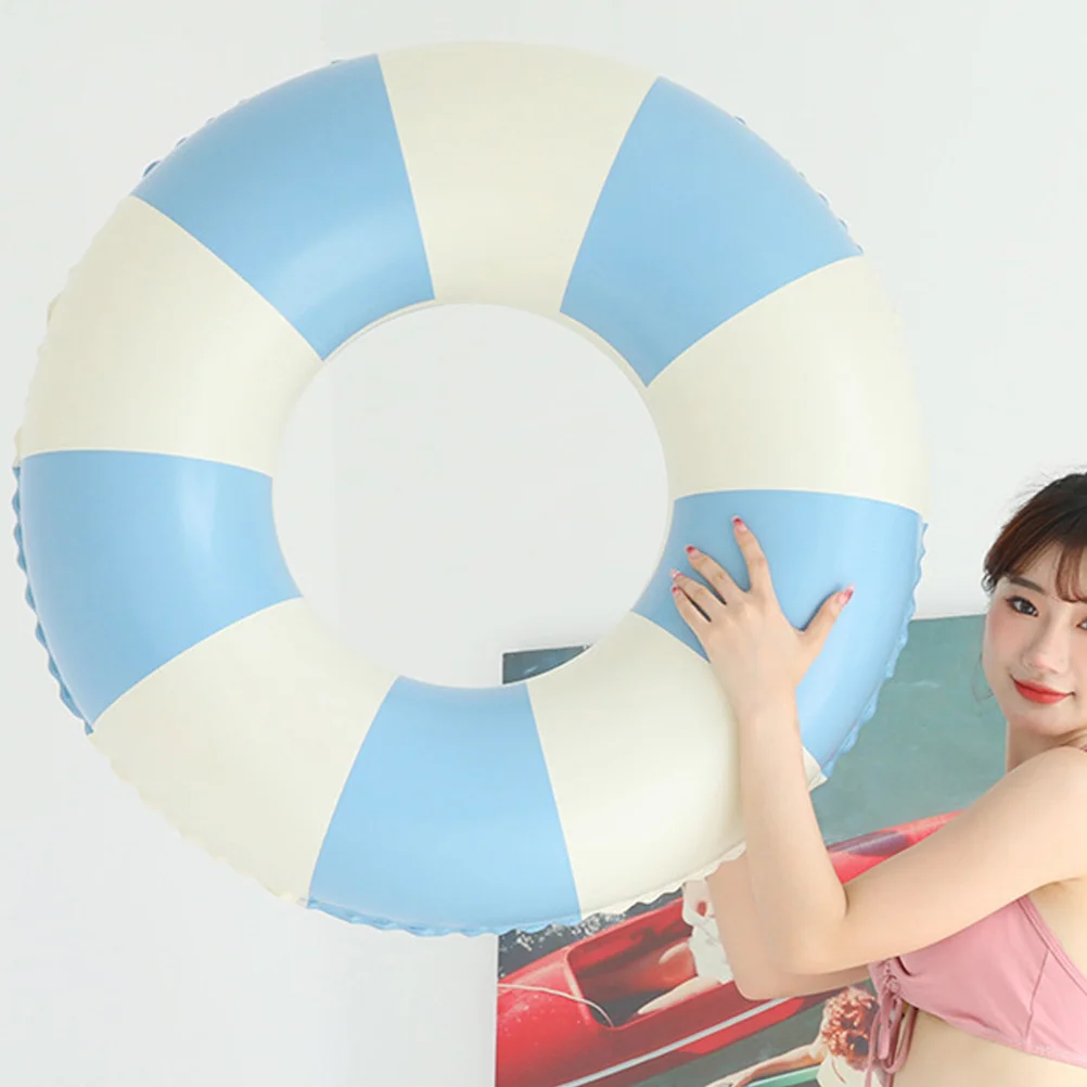 Inflatable Float Swimming Ring Beach Pool Colorful Swim Ring PVC Swimming Ring Pool Floating Tube Summer Swim Ring Size 90#