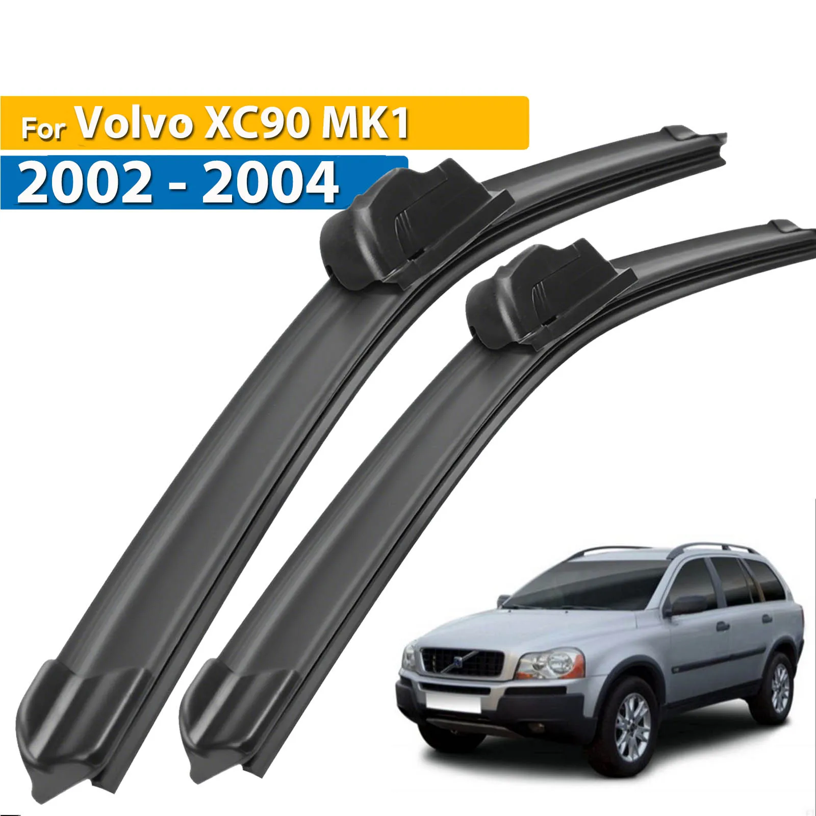 

Erick's Wiper Front Wiper Blades For Volvo XC90 MK1 2002 - 2004 Windshield Windscreen Clean Window Car Rain Brushes 24"+21"