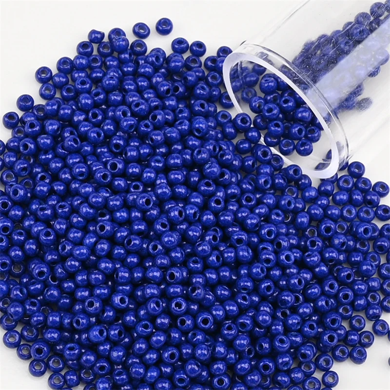 12 Gramm/Röhre, 2 mm, metallische Rocailles, japanische runde Glas-Rocailles für DIY-Handarbeit, Kleid, Schmuck, Nähen, 1200 Stück