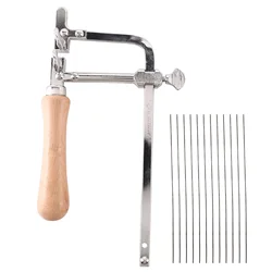 Professional Adjustable Saw Bow Wooden Handle Of Jewelry Saw Frame Hand Tools Jeweler'S Saw Frame