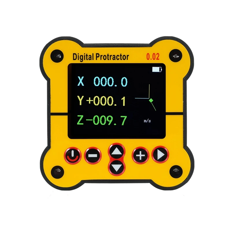 

Dual Axis Level Digital Protractor Electronic Level Angle Gauge Finder Inclinometer 0.02°Resolution Woodworking Tool