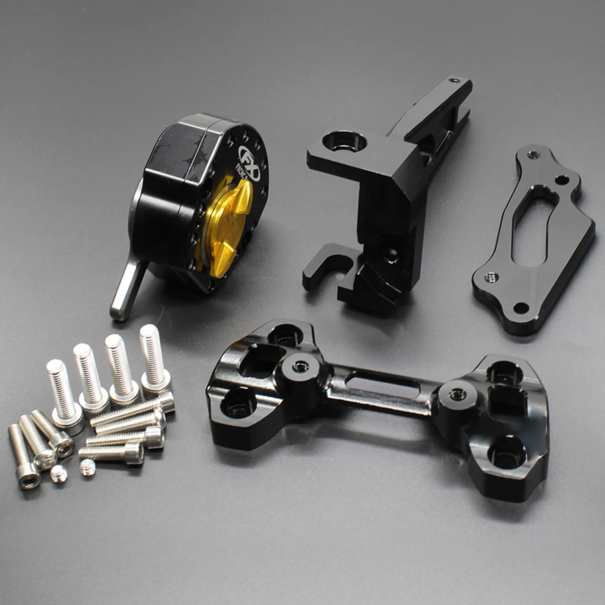 

For Yamaha MT-09 FZ09 2014-2020 CNC Stabilizer Steering Damper Bracket Mount Shock
