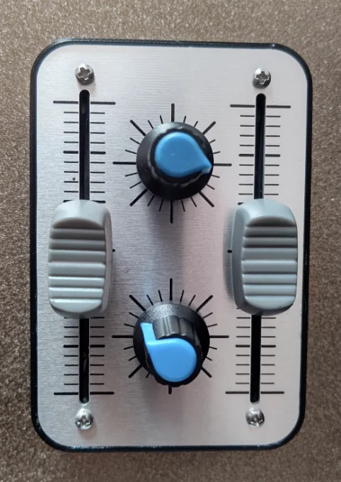 

Mini MIDI Custom CC Hand-drawn String Expression Fader Knob Metal Texture