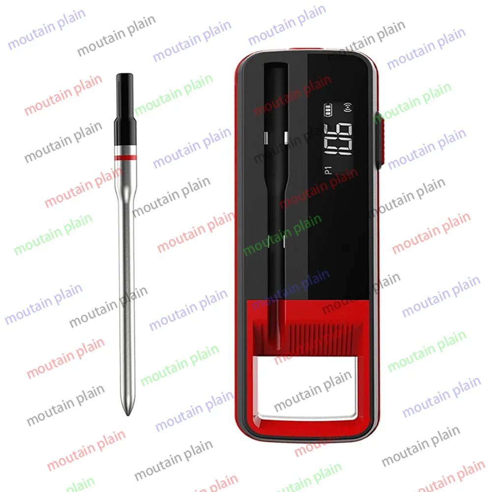 

Wireless Bluetooth 304 material NTC sensor signal transmission 100M barbecue thermometer