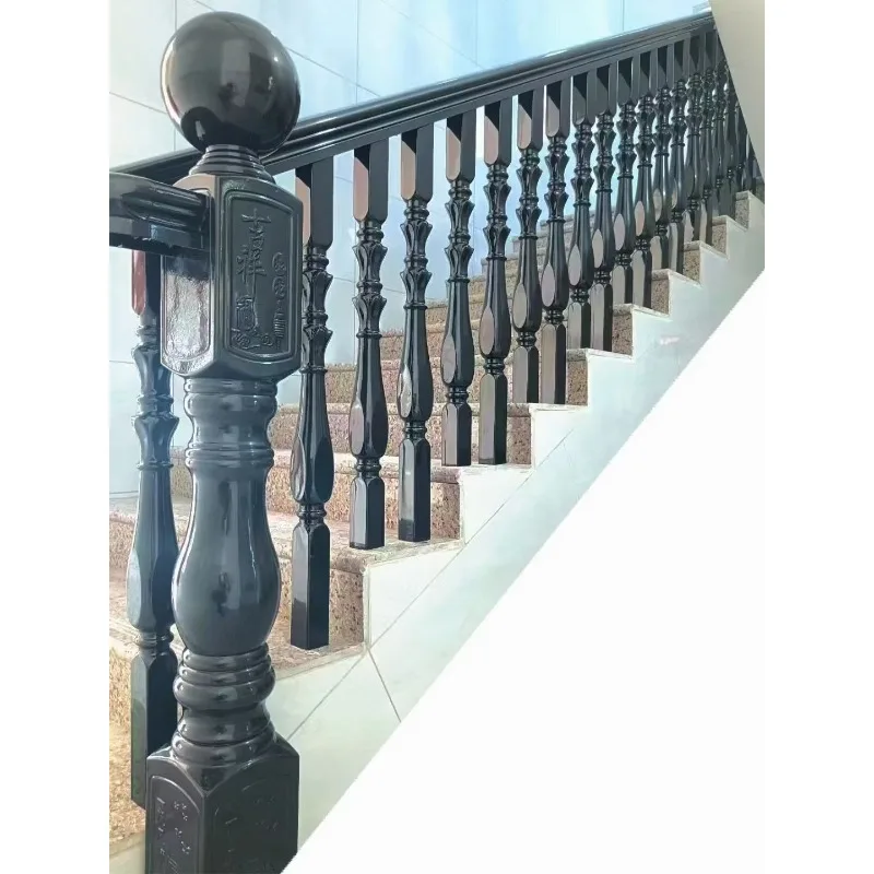 

Luxury outdoor aluminum alloy balcony guardrail family terrace fence handrail railing villa courtyard staircase application