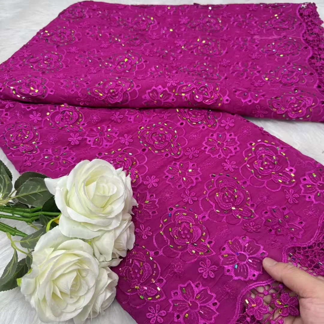 African Chiffon Lace Fabric 2026 High Quality Lace Material Coffee Color Nigerian French Lace Fabric for Women Wedding Party
