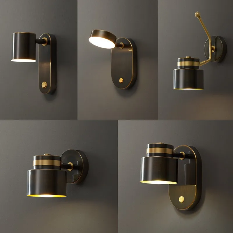 Nordic style Wall Lamp Individual Bedroom Light Modern Corridor bedside lamp metal Small led Applique Murale Wall Sconce