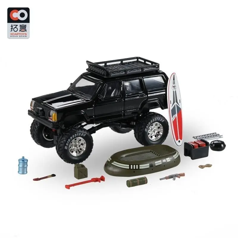 

XCARTOYS 1 59 Scale JEEP Cherokee Model Off Road Car Toy with Big Wheels and Suspension Christmas gifts for children