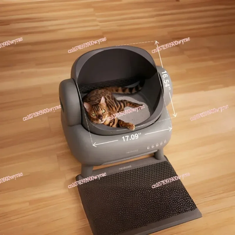 M1 Open Self-Cleaning Automatic Cat Litter Box Odor-Free Self-Defendable Cat Sandbox  Product Smart Cat Toilet