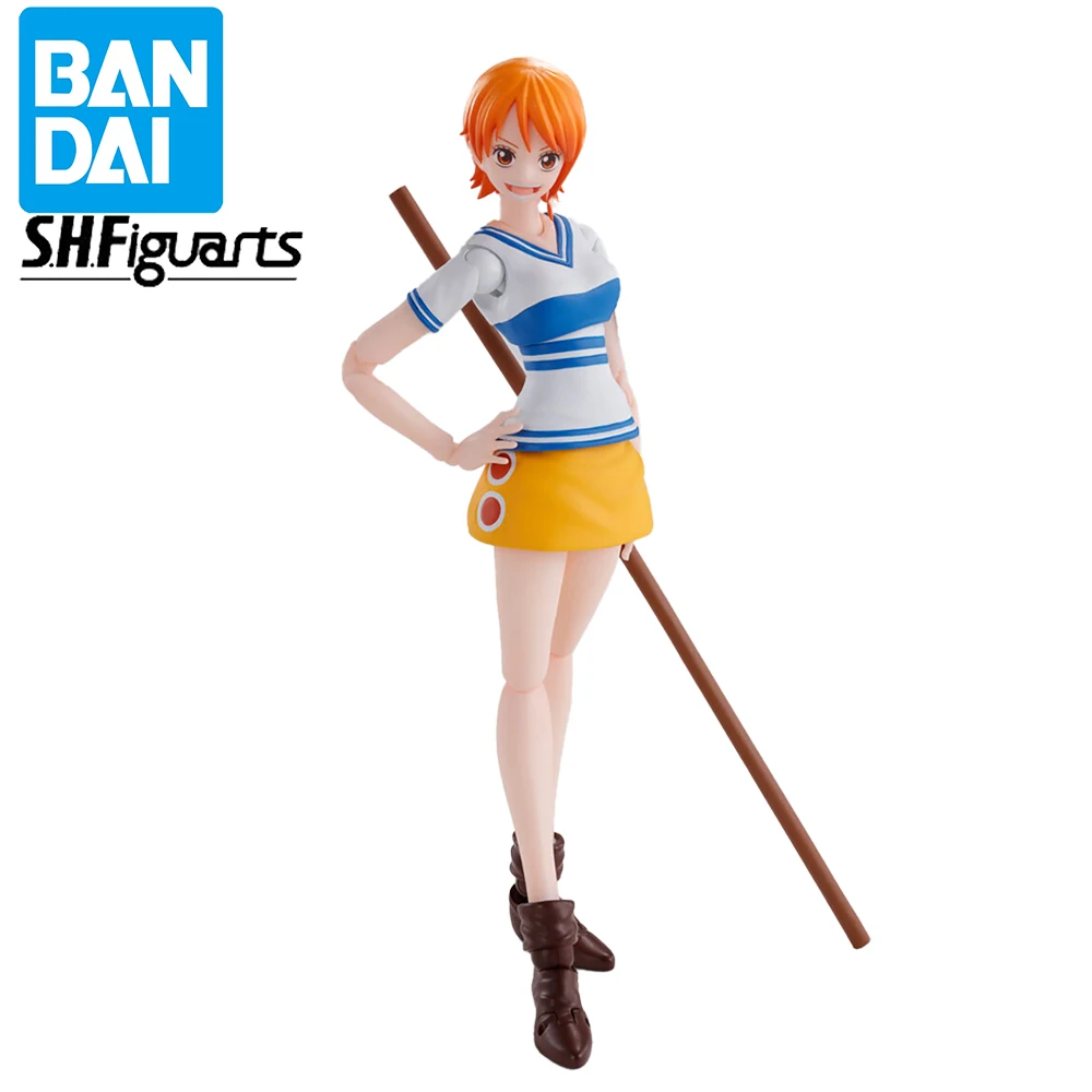 

Pre Sale Original Bandai S.H.Figuarts One Piece Nami Romance Dawn Collectible Action Anime Figures Gits Model Toys for Fans