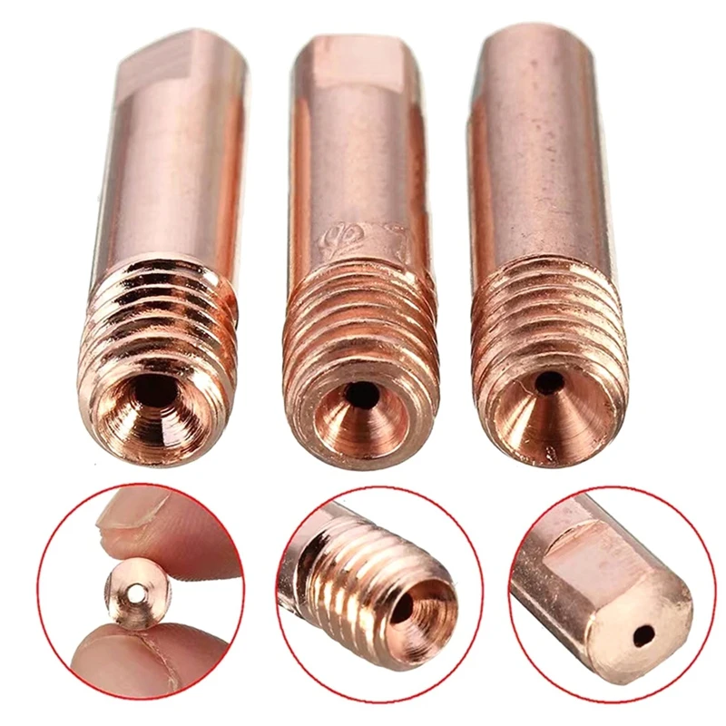 14Pcs 0.8 15AK Coating Protection Nozzle Non-Stick Welding Slag Airless Gas Protection Gun Machine Protective Sleeve