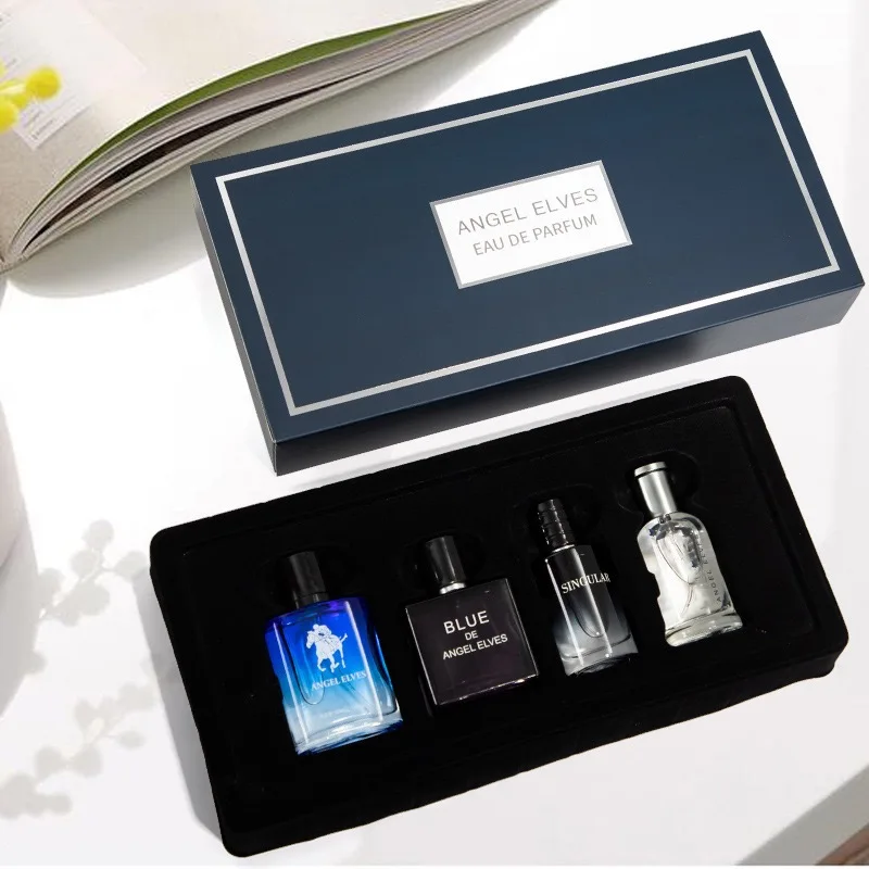 Men's Cologne Set 4 In 1 Set, Fresh Lemon Scent 1.01 Oz Long Lasting Fragrance Set Perfect Birthday Gift For Father, Boyfriend view 2