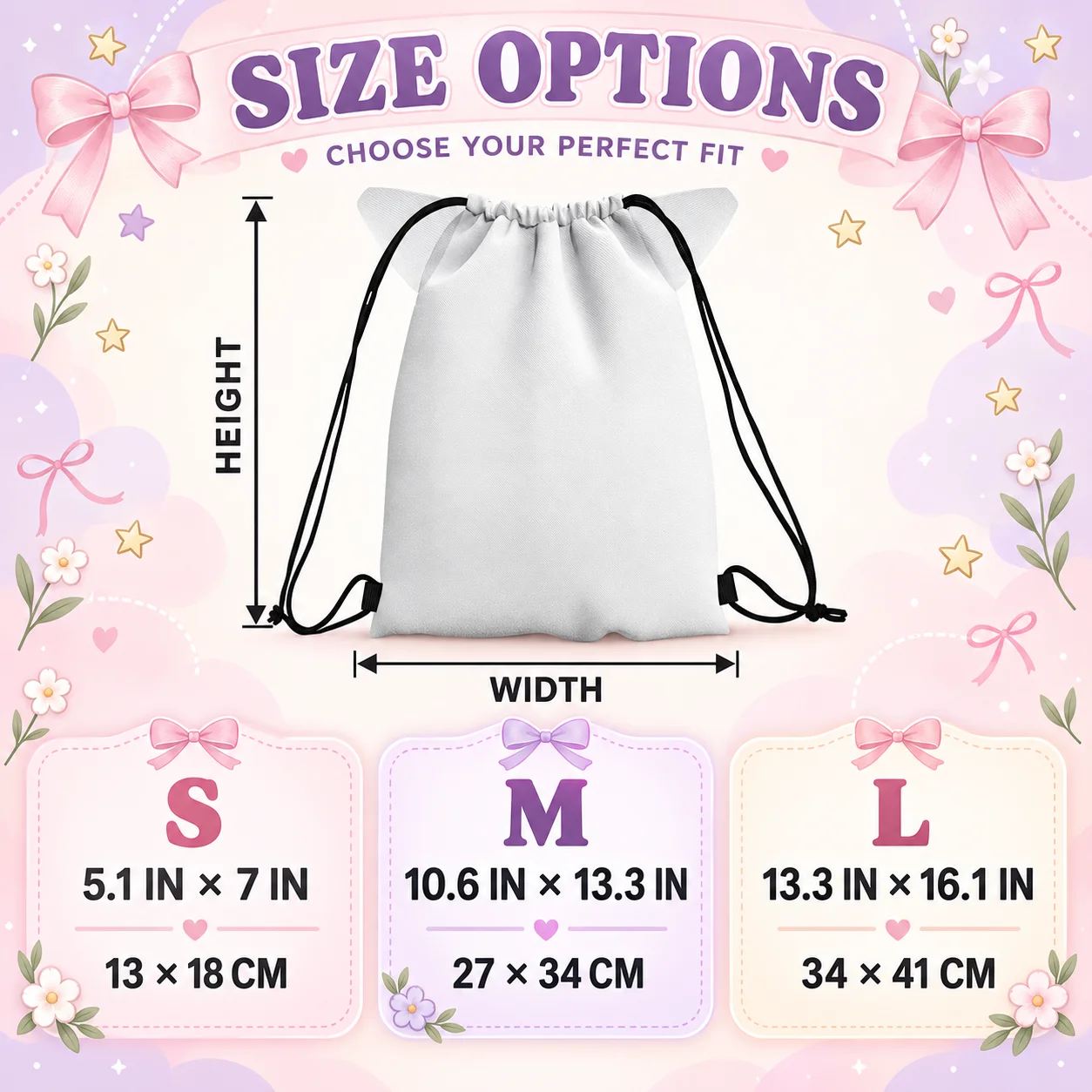 Custom Drawstring Backpack Sports Gym Bag for Women Men Shopping Sackpack, Personalized Photo Drawstring Backpack