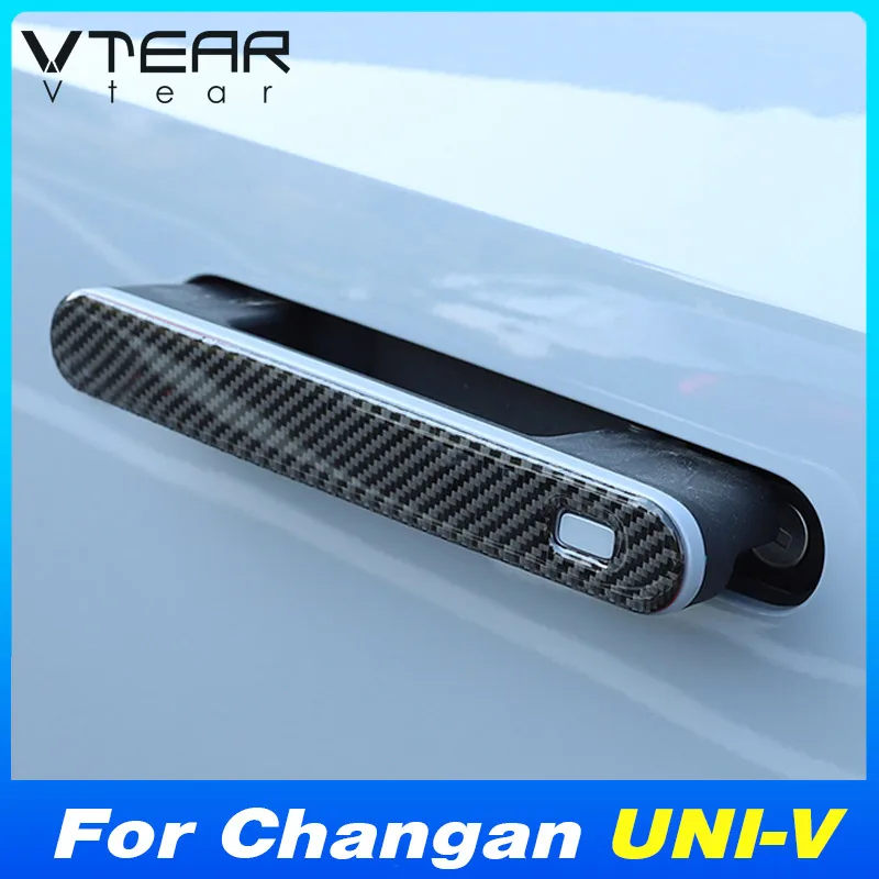 

Vtear Car Door Handle Cover Exterior Protector Trim Car-Styling Decoration Parts Accessories Products For Changan Uni-V 2023