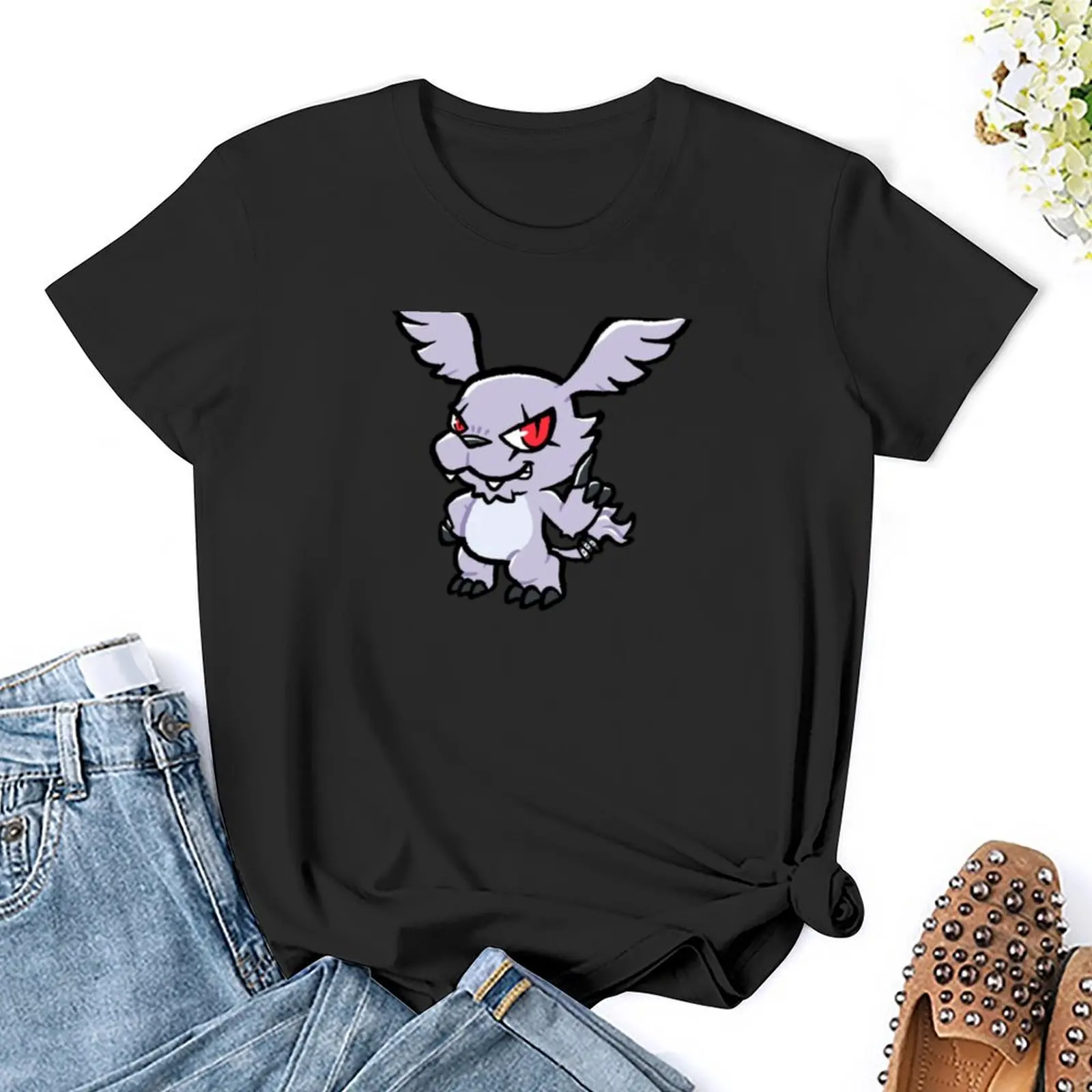 Camiseta de anime Gazimon para mujer, ropa de secado rápido, tops