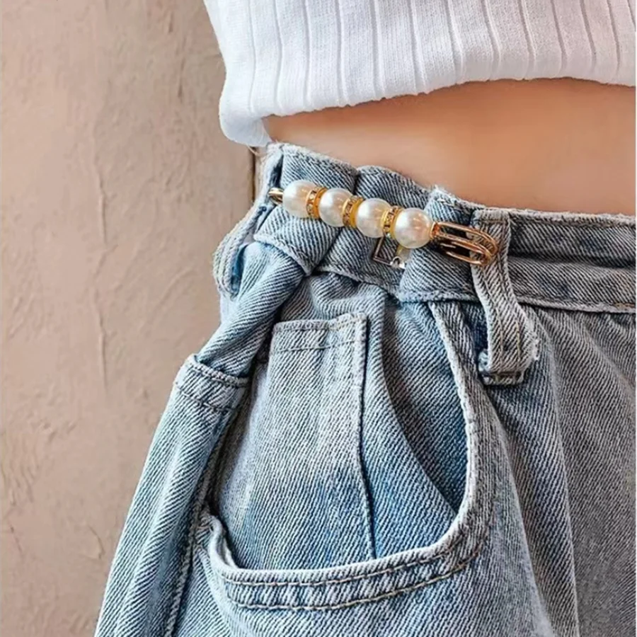 4/10Pcs Anti-Exposure Neckline Buckle Fashion Clothing Brooches for Women Pearl Lapel Pin Sweater Dress Brooch Pins Badge Buckle