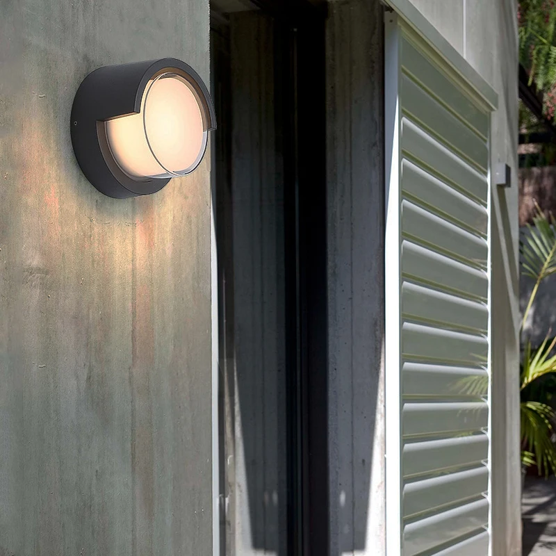 Imagem -04 - Led Outdoor Wall Lamp com Motion Sensor Luz Impermeável Jardim Iluminação