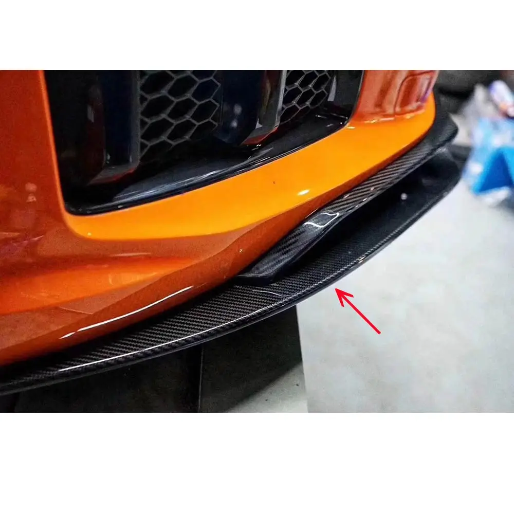 

Гоночный автомобиль для Audi R8 2016 2017 2018 2019, передний бампер из углеродного волокна, спойлер, сплиттеры, комплекты кузова