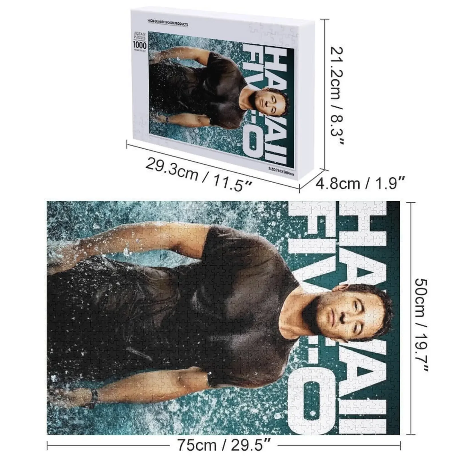 ماكجاريت - لعبة أحجية الصور المقطوعة الكبيرة كاهونا للأطفال هدايا عيد الميلاد لعبة ألغاز مخصصة للأطفال #6