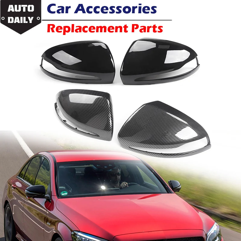 

Rhyming Side Rearview Mirror Cover Cap Trim Fit For Mercedes Benz W205 W213 W238 W463 W222 C217 C253 X205 X253 C E G S GLC Class