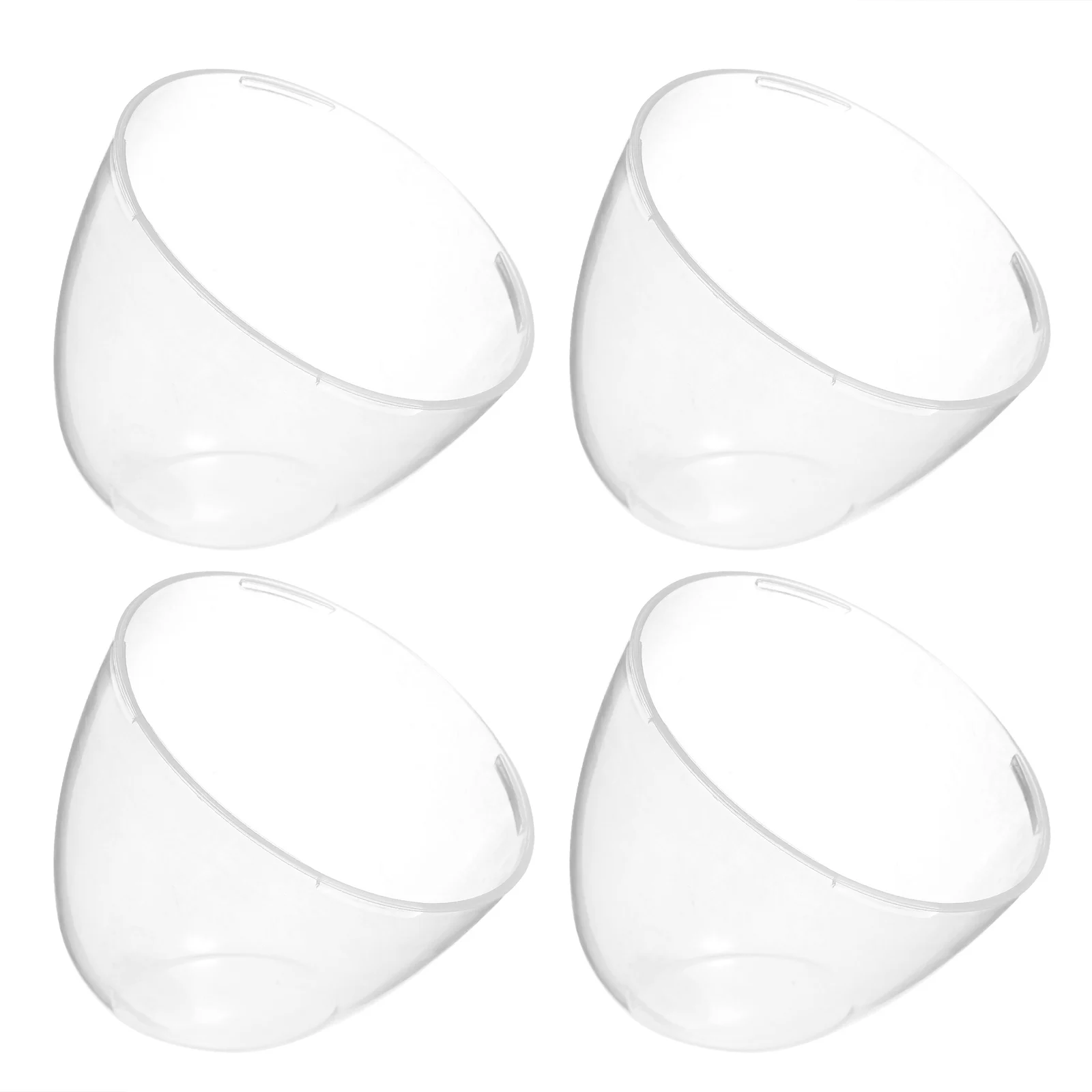 

4pcs Baby Bottle Caps Clear Lids Leak Proof Replacement Travel Feeding Milk Bottle Accessories Plastic Set