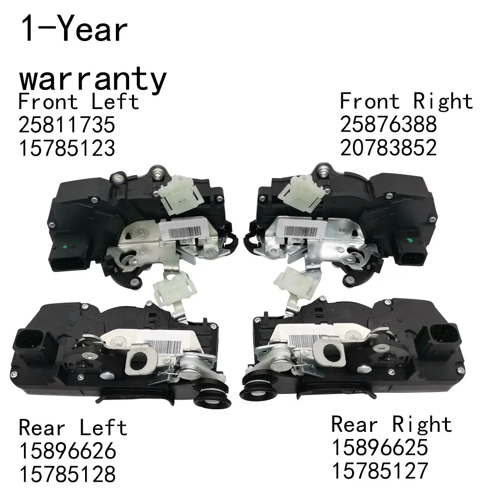 

Door Lock Actuator For Cadillac Escalade Escalade EsV ExT Chevrolet Avalanche Suburban Yukon 25811735 25876388 15896626 15896625