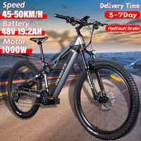 Ue 2024 New Heda-TX19 29 Inch Electric Bike 1000W 48v19.2ah Hydraulic Brake Electric Bike Full Suspension