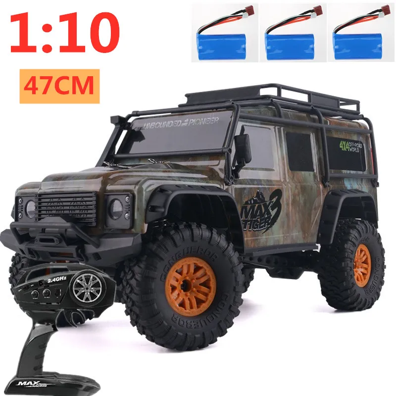 

ingress protection Rc Max Tiger3 4X4 Crawler Rally Electric car 1:10 2.4G Rocket Damping All Terrain Cross-Country RC Car Gift