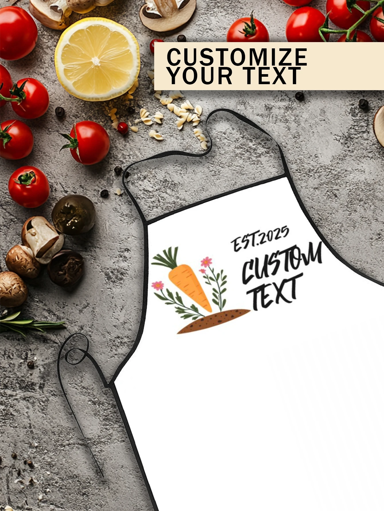 مخصص طباعة النص الرجال المطبخ المئزر التوقيع مآزر المطبخ المنزل الخبز الملابس عيد ميلاد سعيد